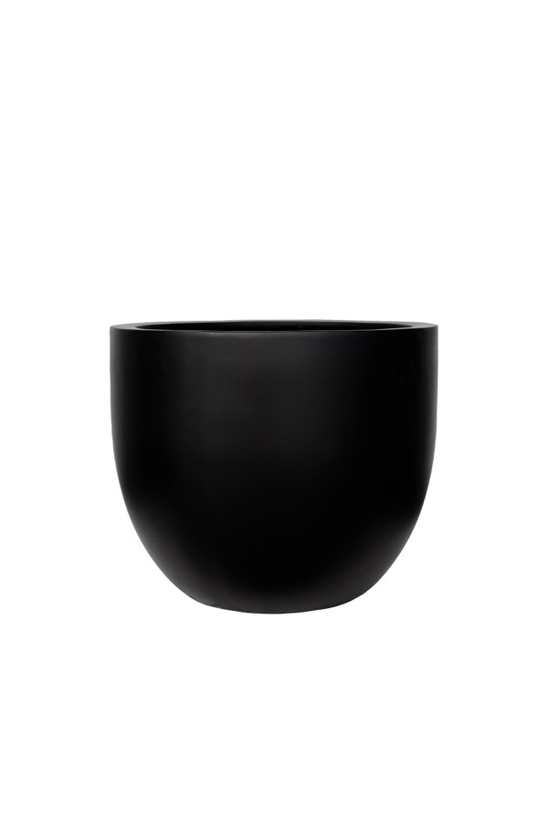 Deep black planter